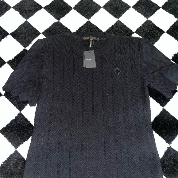 Maje Rib Knit Top - Picture 2 of 2